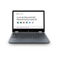 Notebook Positivo Duo 2 em 1 Intel Celeron Windows 11 Home 4GB 128GB, Tela 11.6" IPS HD, Cinza - C4128B-3 - imagem 2