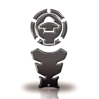 Kit Adesivo Protetor Tanque e Bocal Yamaha Carbono Cinza - Estilo e Proteção Premium - imagem 1
