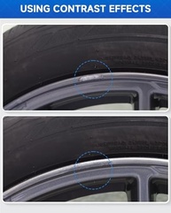 Tinta de Retoque para Jantes Tesla Cinza Anônima - Reparo Profissional de Arranhões e Lascas - imagem 5