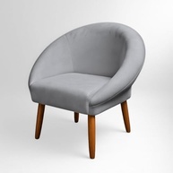 Kit 2 Poltronas Cinza com Pés Palito - Design Moderno para Salas de Espera e Recepção - imagem 4