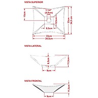 Cuba de Banheiro Quadrada C01 Lux: Elegância em Cinza - imagem 2