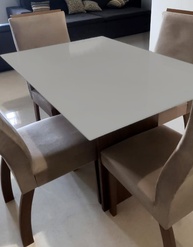 Adesivo para Mesa Cinza Laca - Resistente, Lavável e Antibactericida - imagem 5