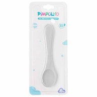 Colher de Silicone Macia Unissex Cinza - Segurança e Conforto para Alimentação Infantil - imagem 3