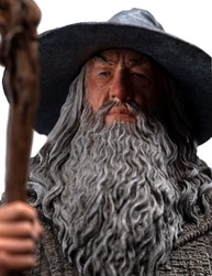 Weta Workshop Estátua Gandalf Cinza - Miniatura Detalhada da Trilogia O Senhor dos Anéis - imagem 3