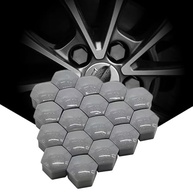 Kit 20 Protetores de Porca de Roda 19mm: Proteção e Estilo Cinza - imagem 2
