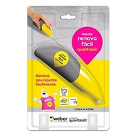 Rejunte Renova Fácil Cinza Platina Quartzolit - 120ml | Restaure e Reviva Seus Azulejos com Facilidade - imagem 2