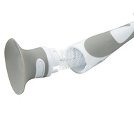 Escova de Mamadeira Premium em Silicone 360º - Clingo Cinza/Branco | Livre de BPA - imagem 5