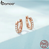 Brincos Prata 925 Bamoer: Elegância Circular - imagem 2
