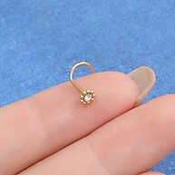 Piercing Nariz Ponto de Luz: Elegância em Aço Cirúrgico - imagem 2