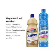 Kit Limpa Pisos Azulim - 1L Citrus + 750ml Laminados | Brilho e Limpeza Profissional para Cerâmica e Pisos Especiais - imagem 4