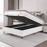 Cama Box Casal King com Pillow Top e Molas Ensacadas – Hellen City - imagem 2