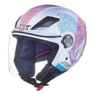 Capacete ASX City Air Passion Branco Brilhante: Estilo e Segurança para Sua Jornada Urbana - imagem 3