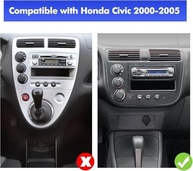 Central Multimídia Android 14 para Honda Civic 2000-2005: Tela 9" IPS, Carplay/Android Auto Sem Fio, GPS, Bluetooth - imagem 3