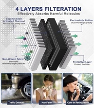 Filtro de Ar de Cabine Premium CF10134: Ar Puro para Accord, Civic, CR-V e Mais (Carvão Ativado de Coco) - imagem 4