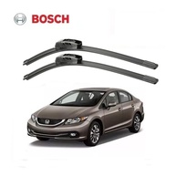 Par de Palhetas Limpador Parabrisa Bosch Aerofit Original Honda Civic 2012-2016 - imagem 2