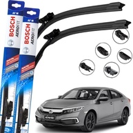 Par Palhetas Limpador Para-brisa Bosch Aerofit Multiclip Honda Civic 2007-2011 - imagem 2