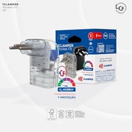 Protetor Contra Surtos Elétricos (DPS) CLAMPER 127/220V, 20 Amperes, 3 Pinos, para PC, PS5, Xbox, Smartphone, Monitor, Impressora, etc - iCLAMPER Pocket Fit 3P 20A Transparente LCF, Bivolt - imagem 4