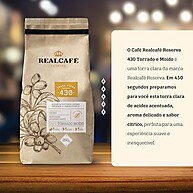 Realcafé Reserva 430: Café Arábica Torra Clara 250g - imagem 2
