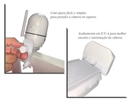Suporte Inclinado Universal para Babá Eletrônica: Visão Clara do Bebê em Qualquer Móvel! - imagem 4