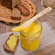 Ghee Lotus com Sal Rosa 500g Zero Lactose - Manteiga Clarificada Gourmet - Ayurveda - imagem 3