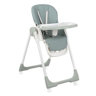 Kikkaboo Cadeira Alta Spicy Ajustável com Mesa Removível e 4 Rodas - Verde Claro - imagem 3