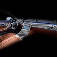 Protetor de Tela TPU PACSCI Invisível para Mercedes Benz Classe S W223 AMG (2021-2025) - Alta Definição e Durabilidade - imagem 1