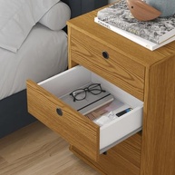 Mesa de Cabeceira Classic 4 Gavetas em Freijó - Organização e Estilo para Seu Quarto - imagem 5