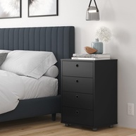 Mesa de Cabeceira Gaveteira Classic 4 Gavetas - Design Moderno e Funcionalidade Premium para Seu Quarto - imagem 1