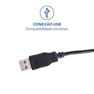 Mouse Classic Box Óptico USB 1200dpi Preto Multi - MO300 - imagem 5