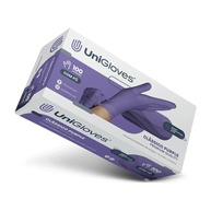 Luva Procedimento Unigloves Classic Premium Purple M - 100 Unidades | Conforto e Segurança - imagem 1
