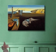 Arte de Parede em Tela Salvador Dalí - A Persistência da Memória | Pintura Clássica em Tela 30x38cm - imagem 3