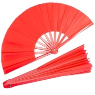 Leque Espanhol 34cm Azul Royal - Estilo Clássico com Renda e Estampa Colorida para Festas e Decoração - imagem 4