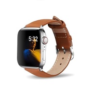 Pulseira Premium de Couro Com Fecho Clássico Compatível com Apple Watch 38mm 40mm 41mm 42mm 44mm 45mm 49mm Series 1/2/3/4/5/6/7/8/9/ Ultra 1 e 2 - imagem 2