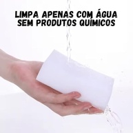 KIT 3 Esponjas Mágicas Brancas Max Clean - Tira Manchas e Riscos Sem Produtos Químicos - imagem 3