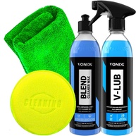 Kit Essencial Vonixx & Karbox: Lubrificante V-Lub, Blend Cleaner, Pincel e Toalha para Cuidado Automotivo Completo - imagem 1