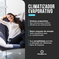 Climatizador Evaporativo 20L CLIP20 Ponente 127V - Refresque seu Ambiente com Estilo - imagem 5