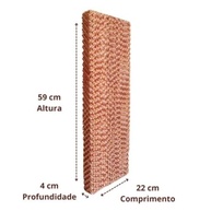 Filtro Colmeia Premium para Climatizador 60L - Kit com 3 Unidades - imagem 4
