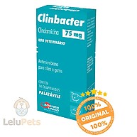 Clinbacter 75mg: Combata Infecções em Cães e Gatos - imagem 1