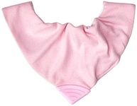 Babador Bandana Impermeável Rosa com Mordedor - Clingo - imagem 2