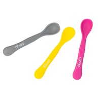 Conjunto de 3 Colheres Infantis Clingo - Macias, Ergonômicas e Seguras para Bebês - imagem 1