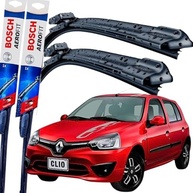 Par de Palhetas Limpador Parabrisa Bosch Aerofit Original Clio 1999-2017 - imagem 2