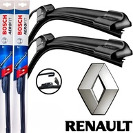 Par de Palhetas Limpador Parabrisa Bosch Aerofit Original Clio 1999-2017 - imagem 3