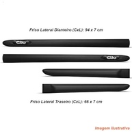Friso Lateral Borrachão Clio 4 Portas (2000-2016) com Logo Personalizado - imagem 4