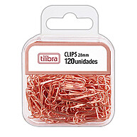Clips Ouro Rose 28mm: Organize com Elegância! - imagem 1