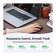 Mouse Sem Fio Ugreen 4000dpi: Precisão e Conforto em Cada Clique - imagem 2