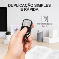 Kit 2 Controles Remotos Clonadores Universais para Portão e Alarme - Duplique Seu Acesso! - imagem 4