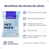 Cloreto de Cálcio Anti Mofo em Bolinhas 1kg + 10 Potes 130g GG - Combate à Umidade e Mofo com Eficácia Profissional - imagem 4