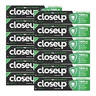 Close Up Tripla Menta: Kit 12 Cremes Dentais 70g - imagem 1