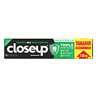 Close Up Tripla Proteção Menta 150g – Saúde Total com Hálito Fresco - imagem 1