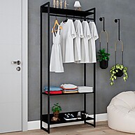 Closet Arara 3 Prateleiras: Organize Já! - imagem 1